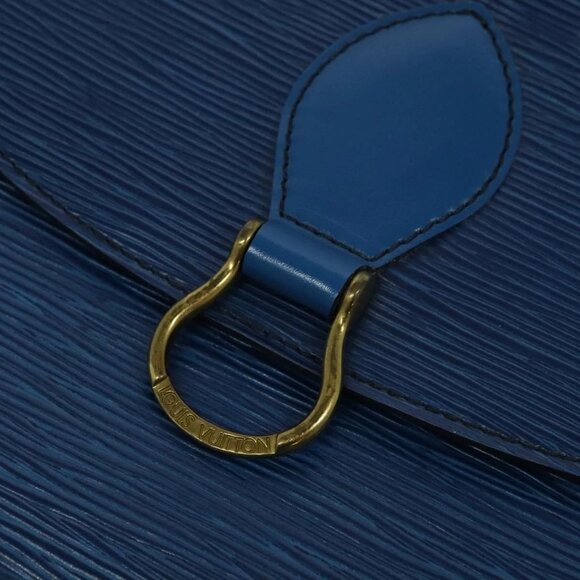 LOUIS VUITTON Epi Saint Cloud GM Shoulder Bag Toledo Blue - Picture 10 of 16